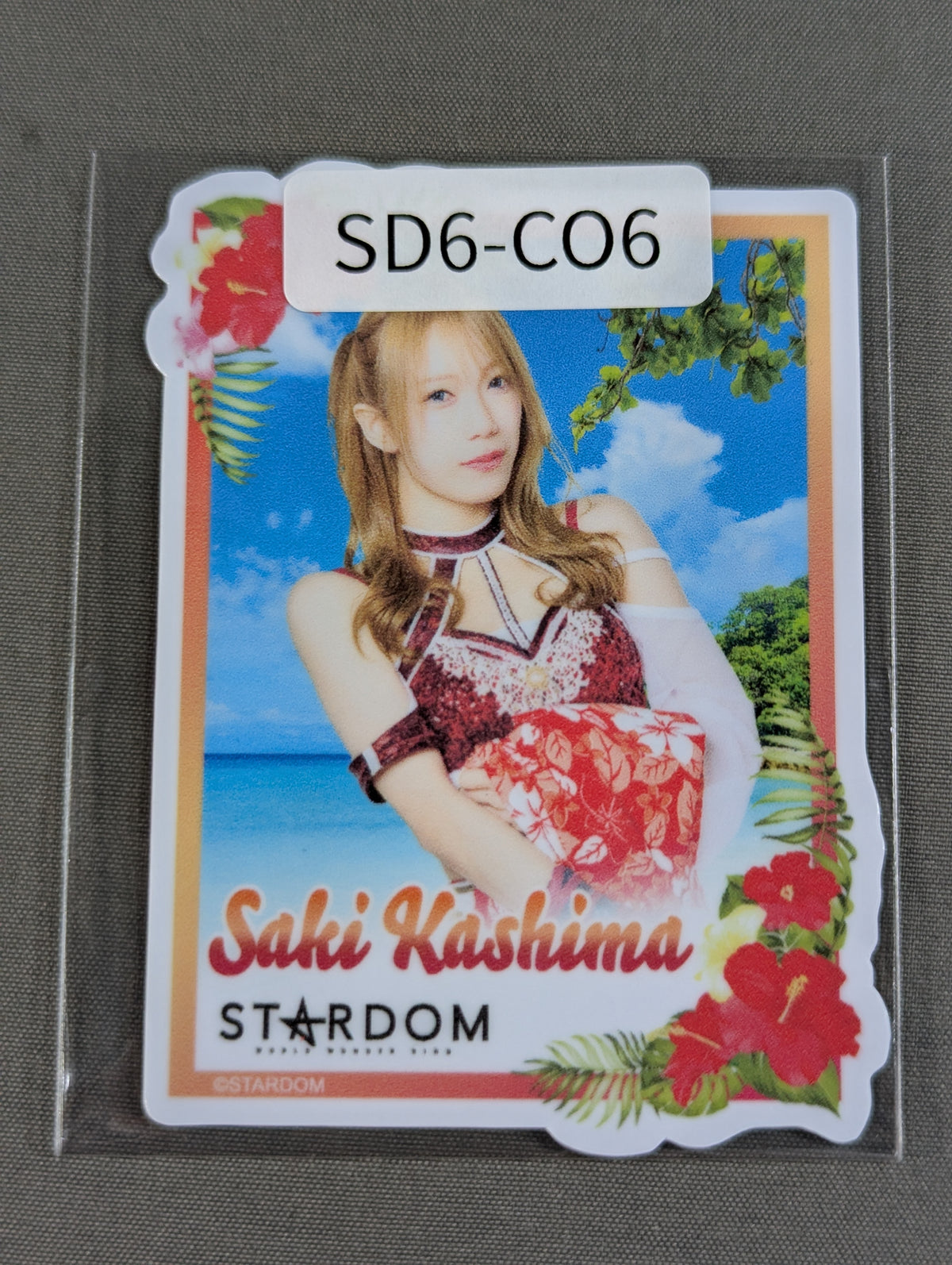 鹿島沙希 ステッカー(STARDOM×ウェブポン)