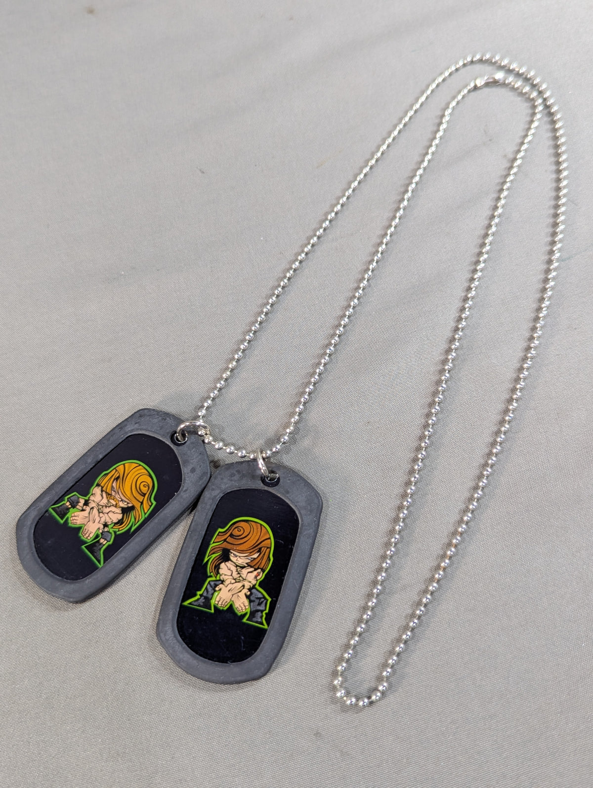 D-Generation X Illustration Dog Tag Necklace