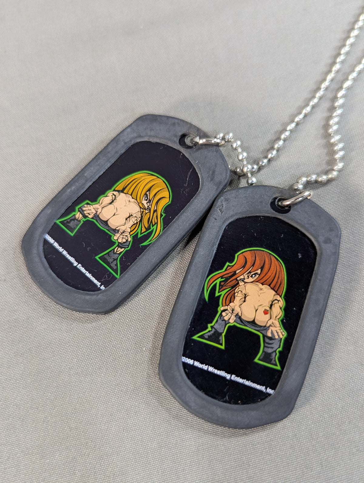D-Generation X Illustration Dog Tag Necklace