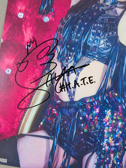 Saya Kamitani  hand signed autograph  Stardom Pro-Photo  (E-4)