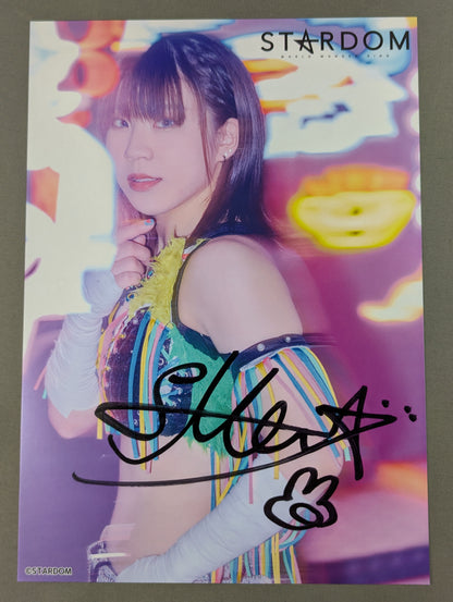 MEI SEIRA  hand signed autograph  Stardom Pro-Photo  (C-2)