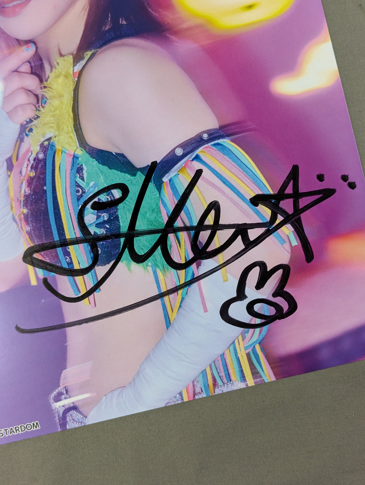MEI SEIRA  hand signed autograph  Stardom Pro-Photo  (C-2)