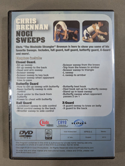 ★CHRIS BRENNAN★ NOGI SWEEPS