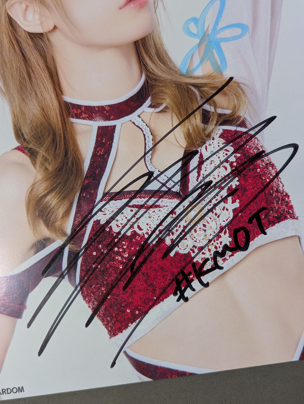 Saki Kashima  hand signed autograph  Stardom Pro-Photo  (N-7)