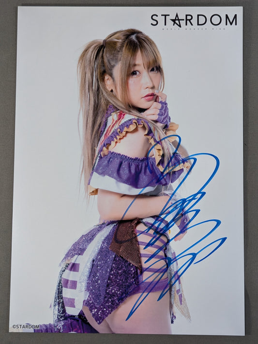 Tam Nakano  hand signed autograph  Stardom Pro-Photo  (K-8)