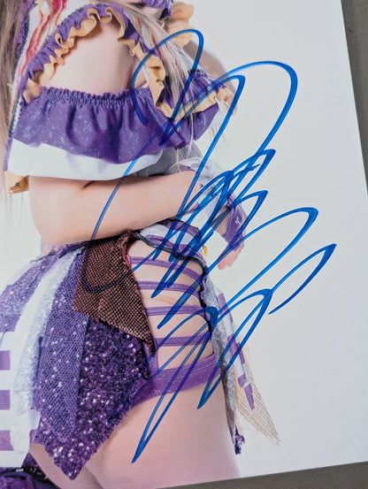 Tam Nakano  hand signed autograph  Stardom Pro-Photo  (K-8)