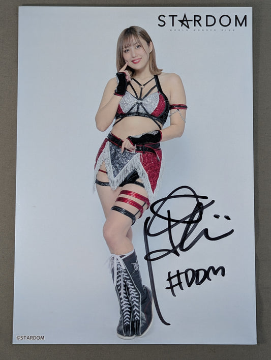 HIMEKA  hand signed autograph  Stardom Pro-Photo  (T-6)