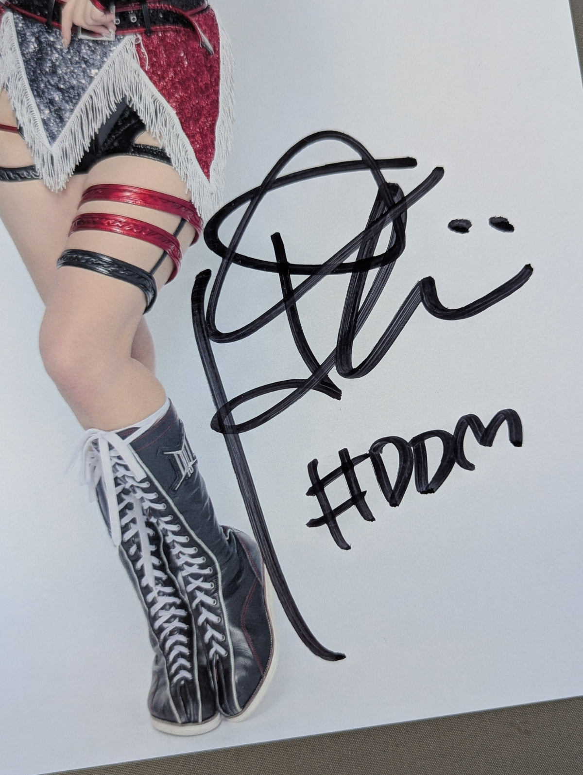 HIMEKA  hand signed autograph  Stardom Pro-Photo  (T-6)