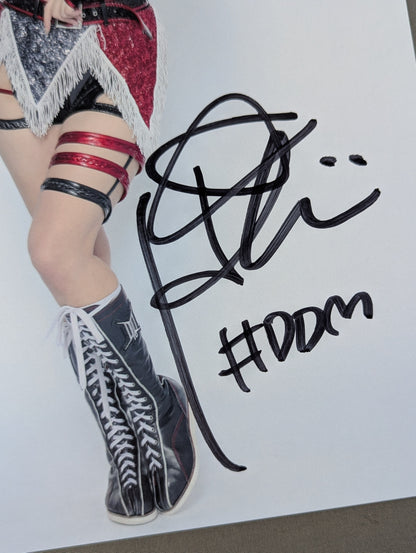 HIMEKA  hand signed autograph  Stardom Pro-Photo  (T-6)