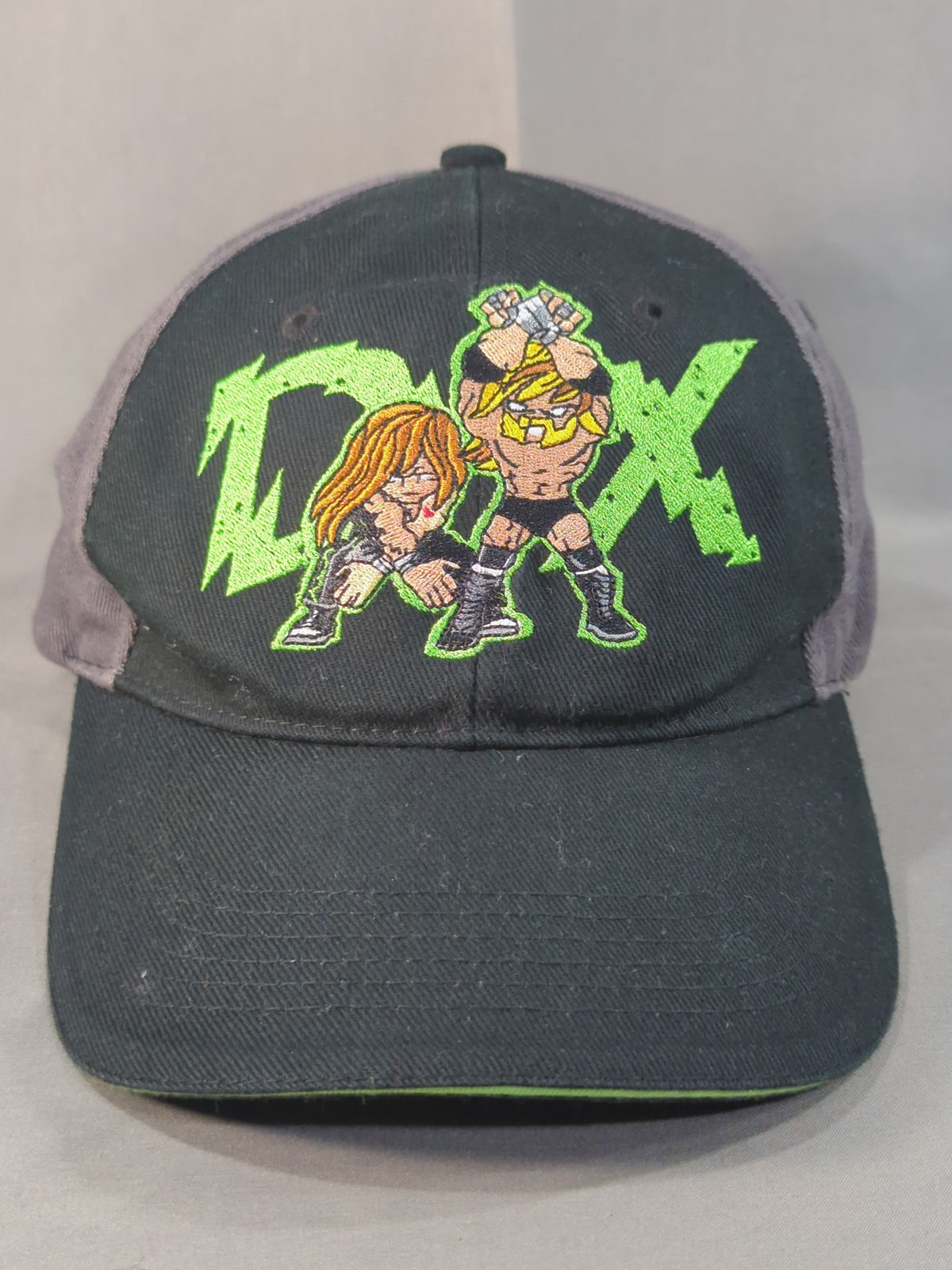 D-GENERATION X Illustration Cap (1) (WWE/Black × Gray)