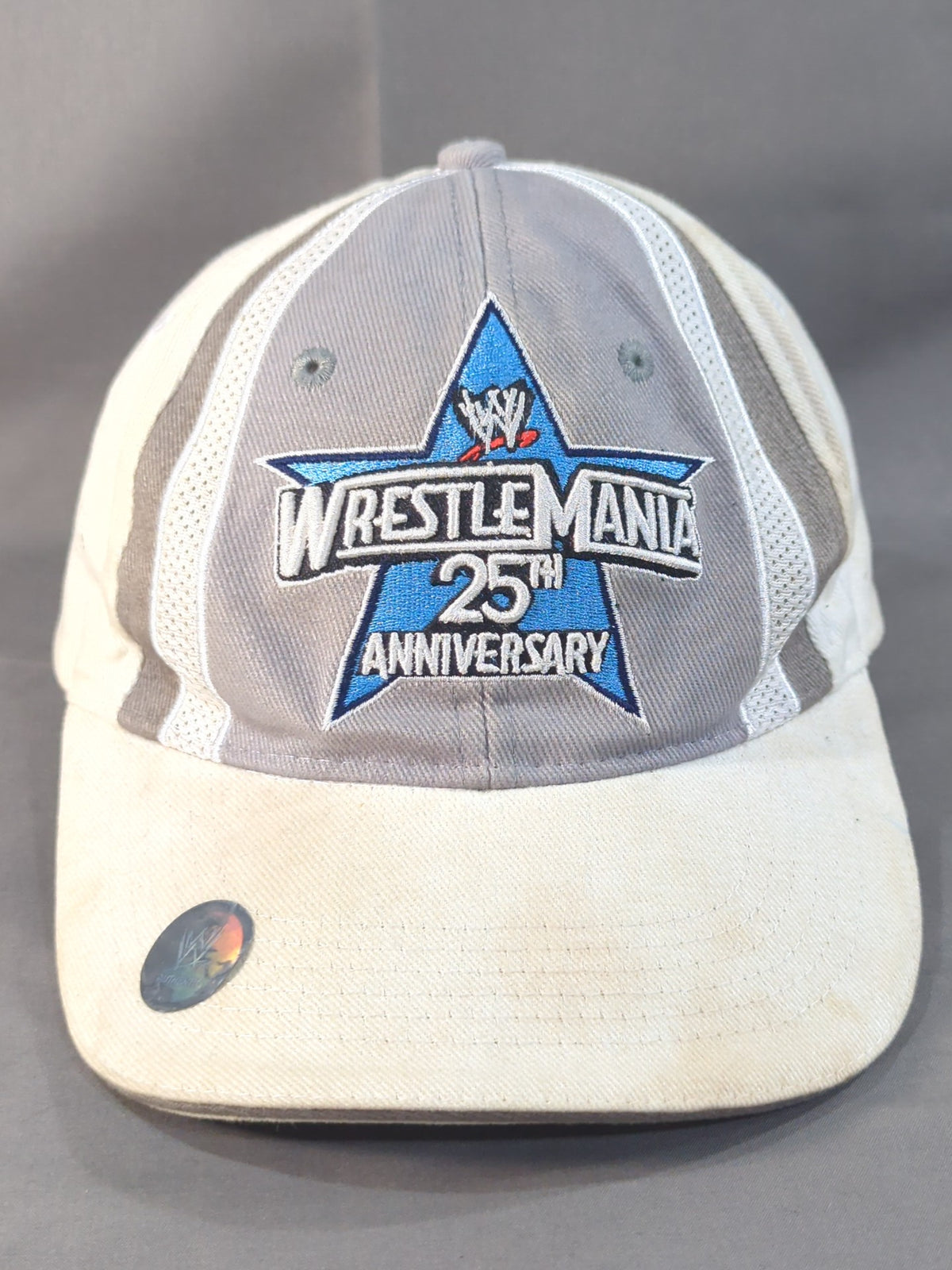 WRESTLEMANIA 25 キャップ(2009(WWE) / ホワイト×グレー)