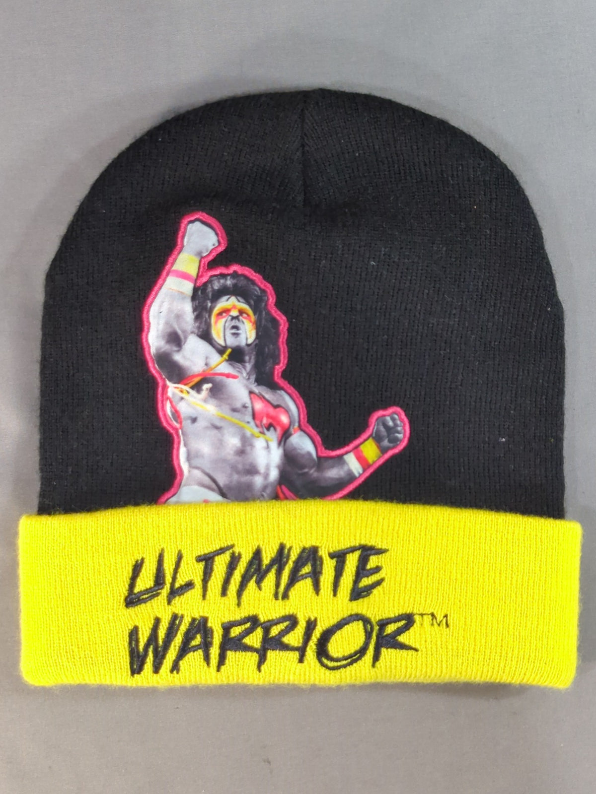 The Ultimate Warrior Cuffknit Cap (2014, WWE/Black)