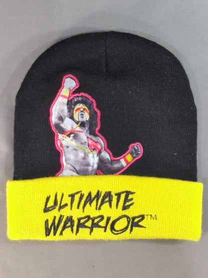 The Ultimate Warrior Cuffknit Cap (2014, WWE/Black)
