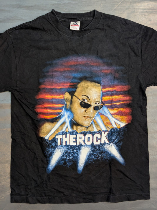 The Rock Picture T-shirt (WWF (2000) / Black)