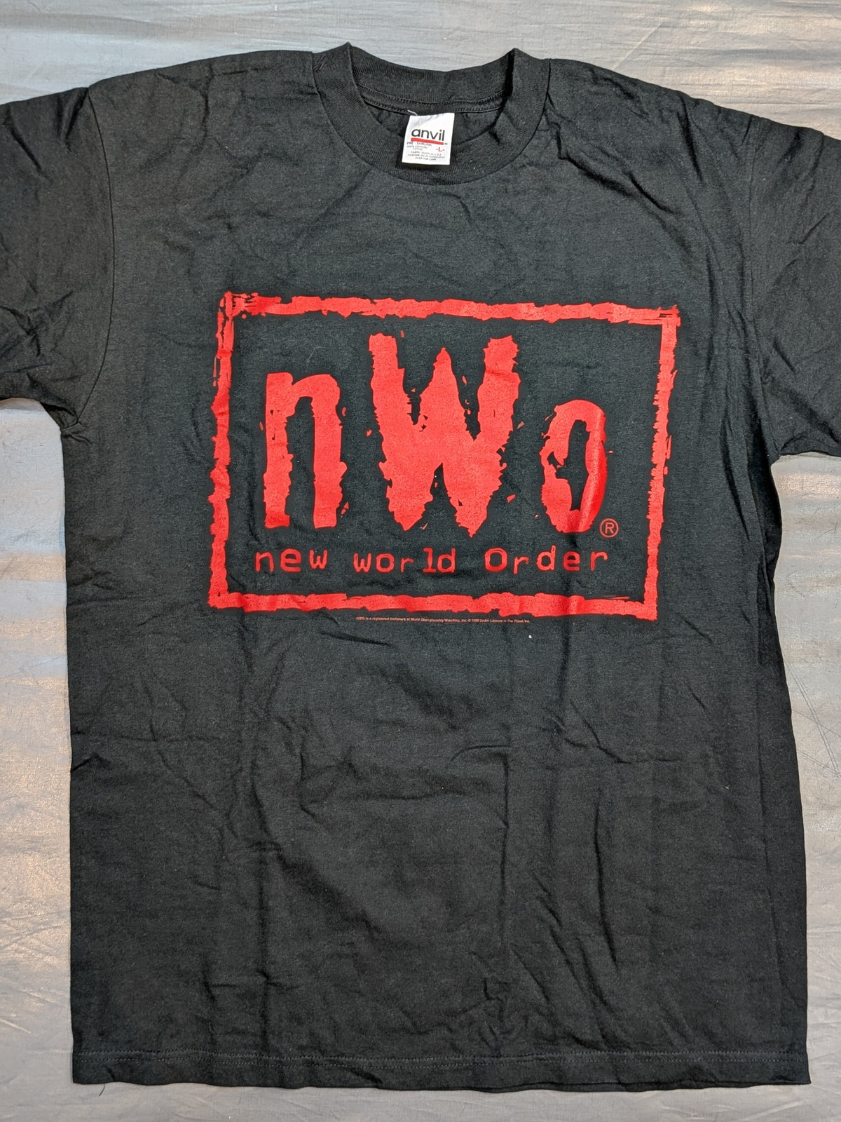nWo ウルフパックTシャツ(WCW(1990s) / ブラック)