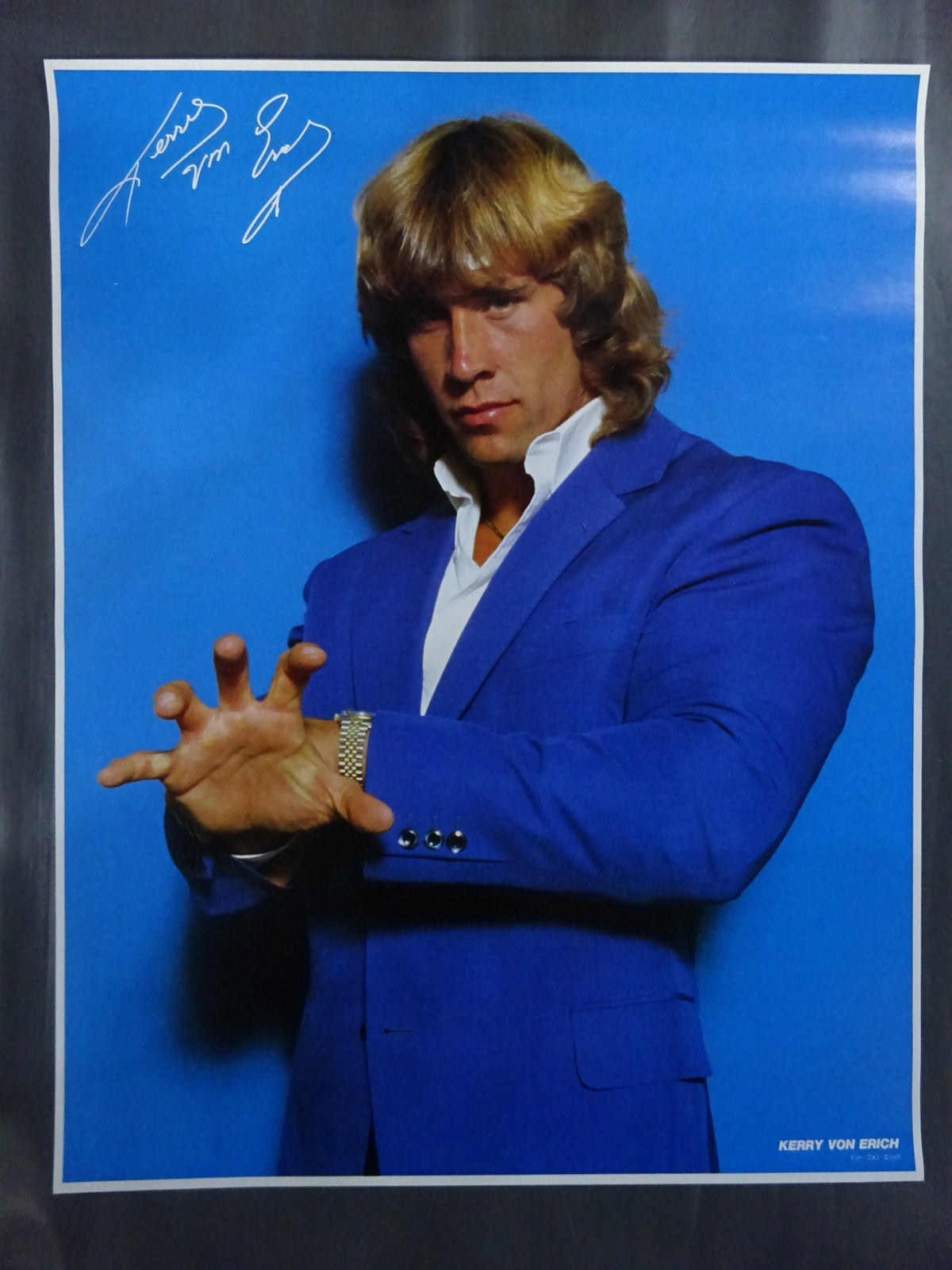 Kerry Von Erich  GONG JUMBO PIN-UP Wrestling  SELECTION
