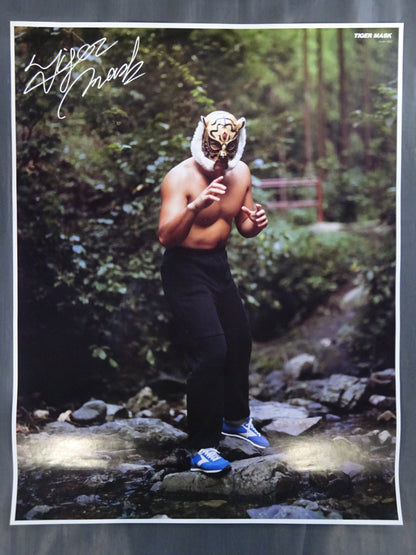 Tiger Mask (2nd) GONG JUMBO PIN-UP Wrestling SELECTION