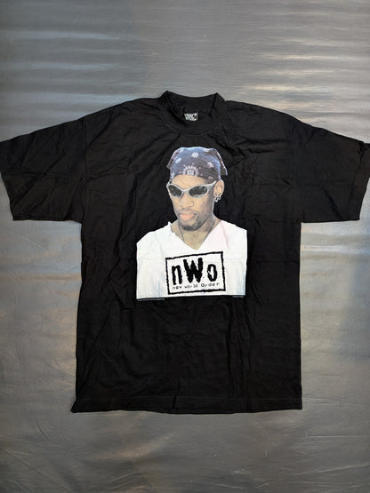 nWo デニス・ロッドマン ピクチャーTシャツ(WCW(1997) / ブラック)