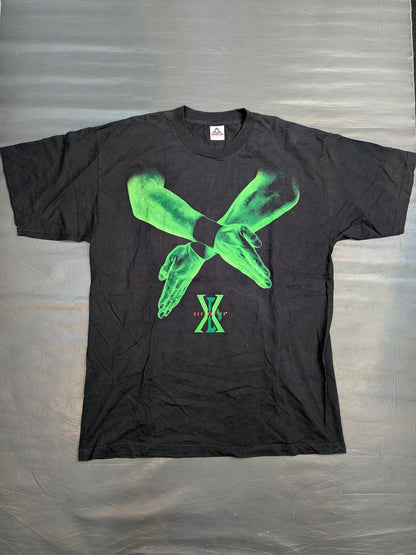 D-GENERATION X「TWO WORDS SUCK IT!」ピクチャーTシャツ(WWF(1998) / ブラック)