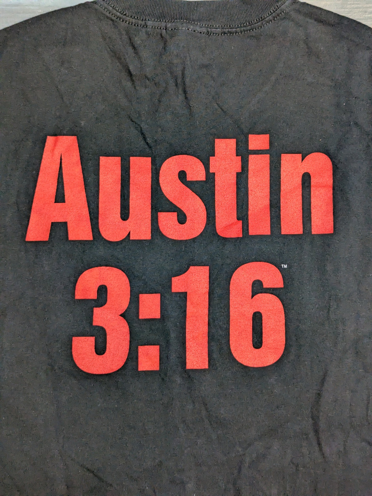 Stone Cold Steve Austin "WHAT?" WHAT? WHAT?」 T-shirt (WWF (2002) / Black)