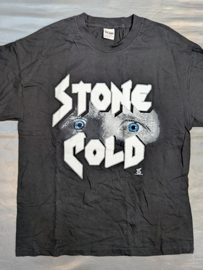 Stone Cold Steve Austin "100% Pure Whoop-Ass" T-shirt (WWF (1998) / Black)