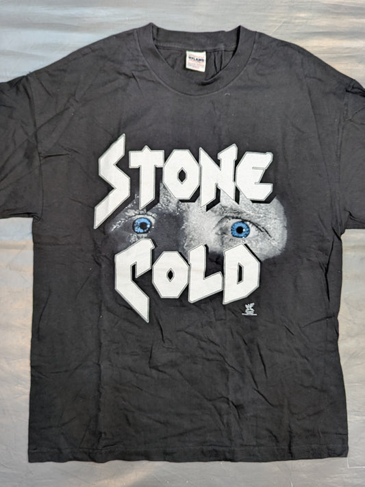 Stone Cold Steve Austin "100% Pure Whoop-Ass" T-shirt (WWF (1998) / Black)
