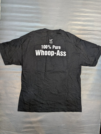 Stone Cold Steve Austin "100% Pure Whoop-Ass" T-shirt (WWF (1998) / Black)