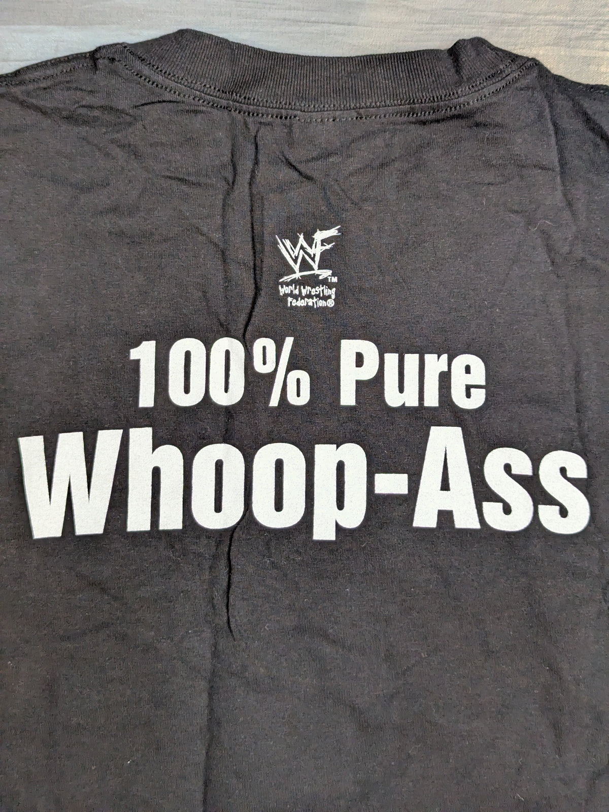 Stone Cold Steve Austin "100% Pure Whoop-Ass" T-shirt (WWF (1998) / Black)