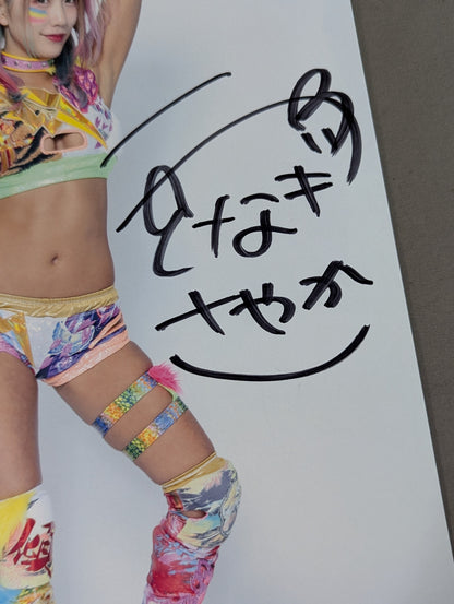 UNAGI SAYAKA  hand signed autograph  Stardom Pro-Photo  (S-6)