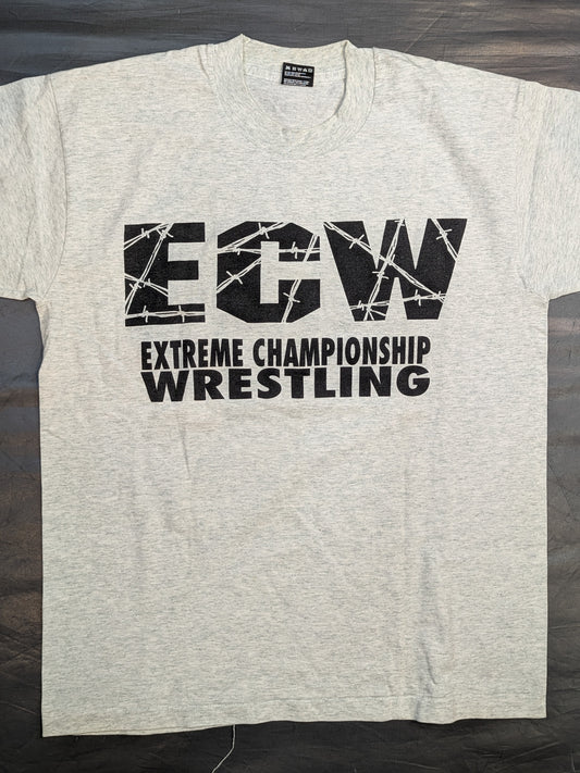 ECW Logo T-Shirt (1) (ECW / Gray)