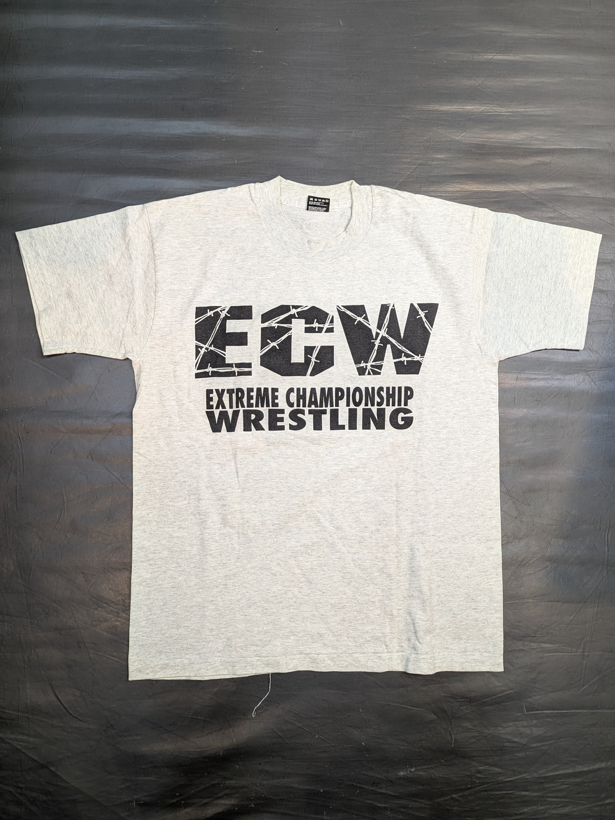 ECW ロゴTシャツ①(ECW / グレー)