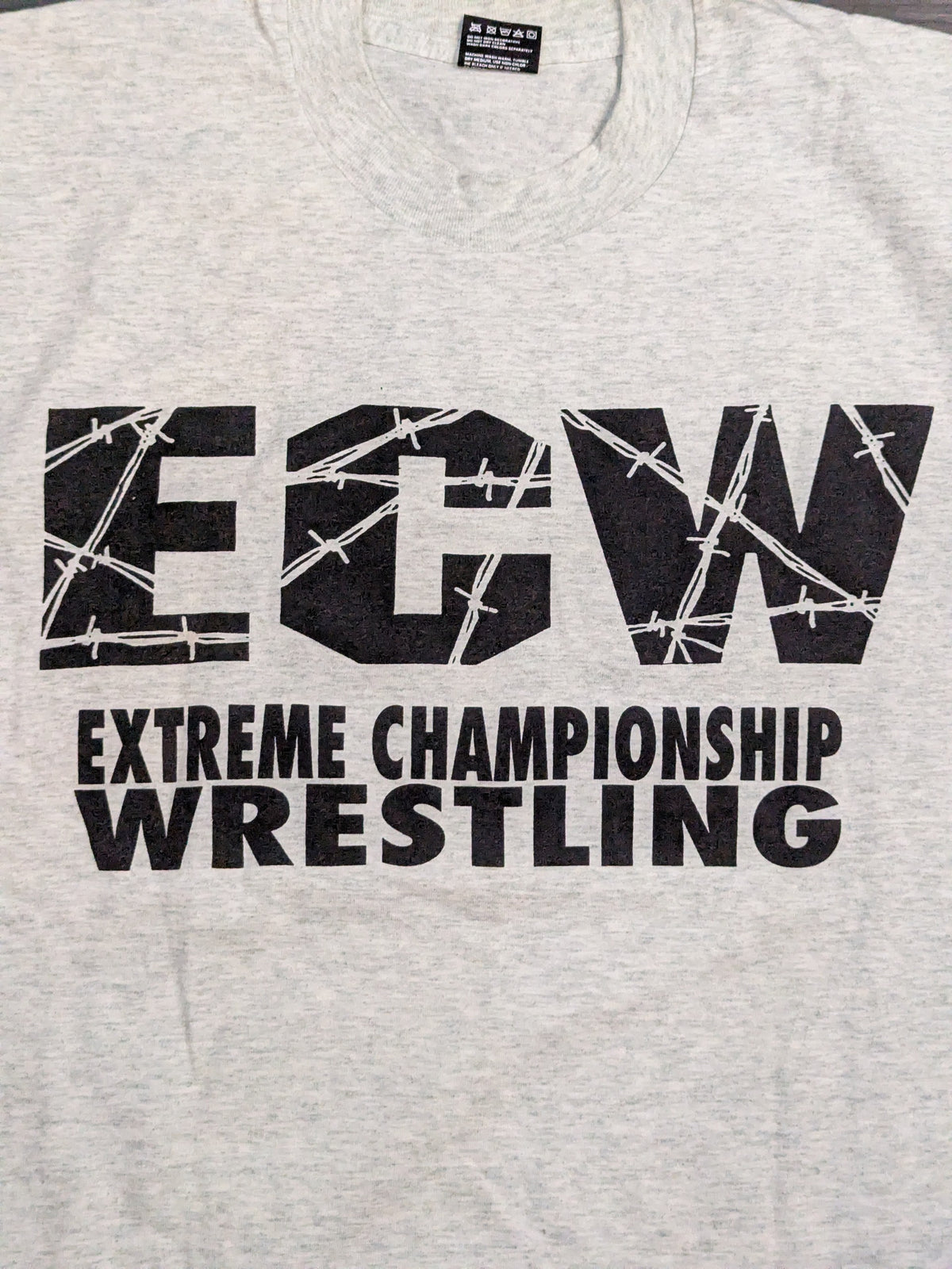 ECW ロゴTシャツ①(ECW / グレー)
