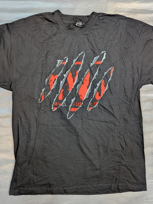 nWo Wolfpack Claw Mark T-Shirt (WCW (1990s) / Black)