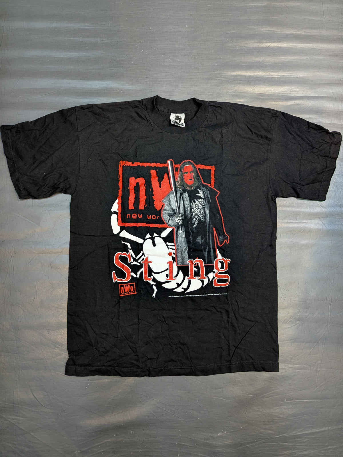 スティング「nWo ウルフパック」ピクチャーTシャツ②(WCW(1998) / ブラック)