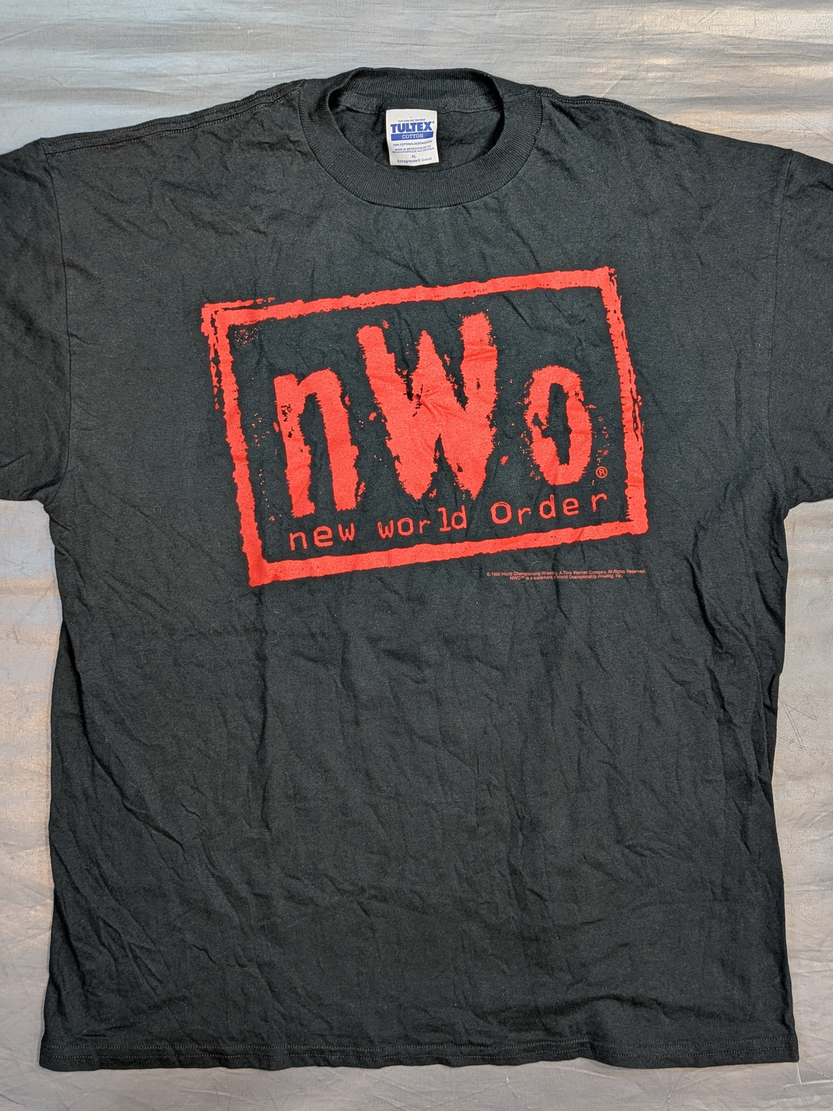nWo ウルフパックTシャツ①(WCW(1998) / ブラック)