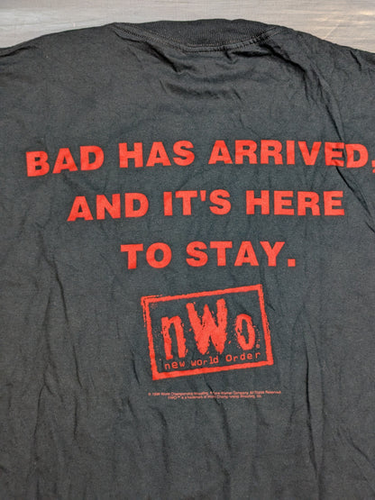 nWo ウルフパックTシャツ①(WCW(1998) / ブラック)