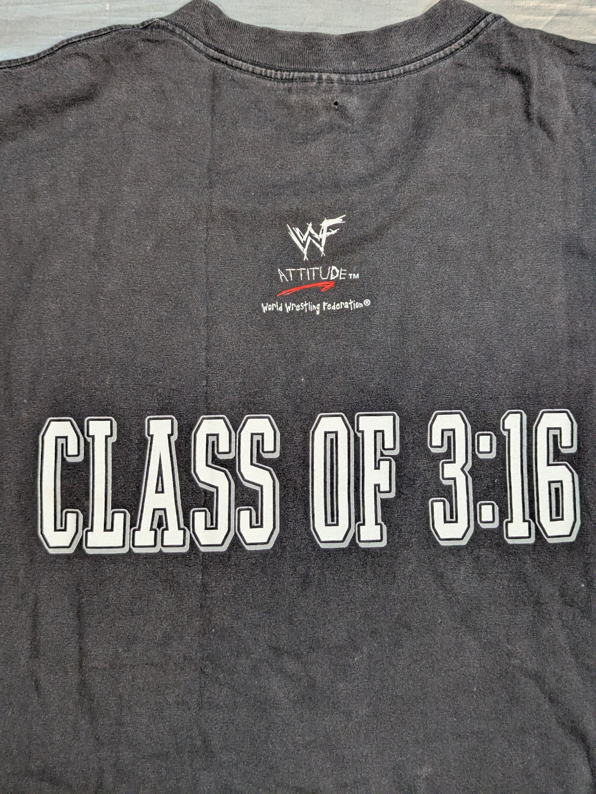 ストーン・コールド・スティーブ・オースチン「SCU STONE COLD UNIVERSITY」Tシャツ(WWF(1998) / ブラック)
