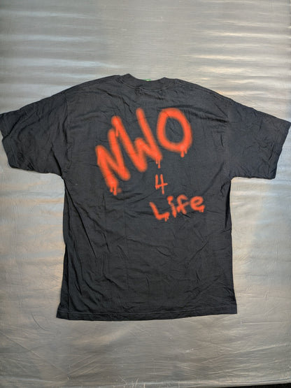 nWo 4 LIFE「DEJA VU. ALL OVER AGAIN」ピクチャーTシャツ(WCW(1998) / ブラック)