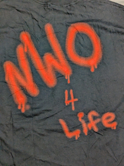 nWo 4 LIFE「DEJA VU. ALL OVER AGAIN」ピクチャーTシャツ(WCW(1998) / ブラック)