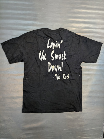 The Rock "Layin' the Smack Down" T-shirt (WWF (1998) / Black)
