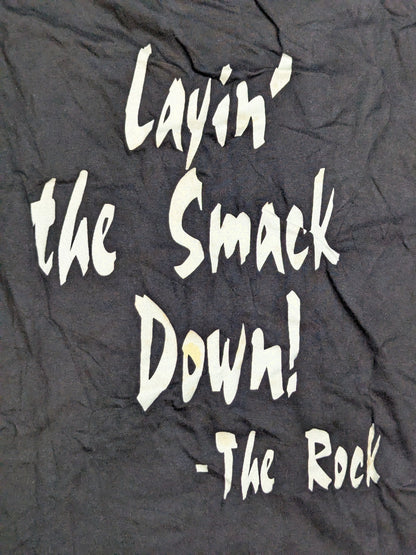 The Rock "Layin' the Smack Down" T-shirt (WWF (1998) / Black)