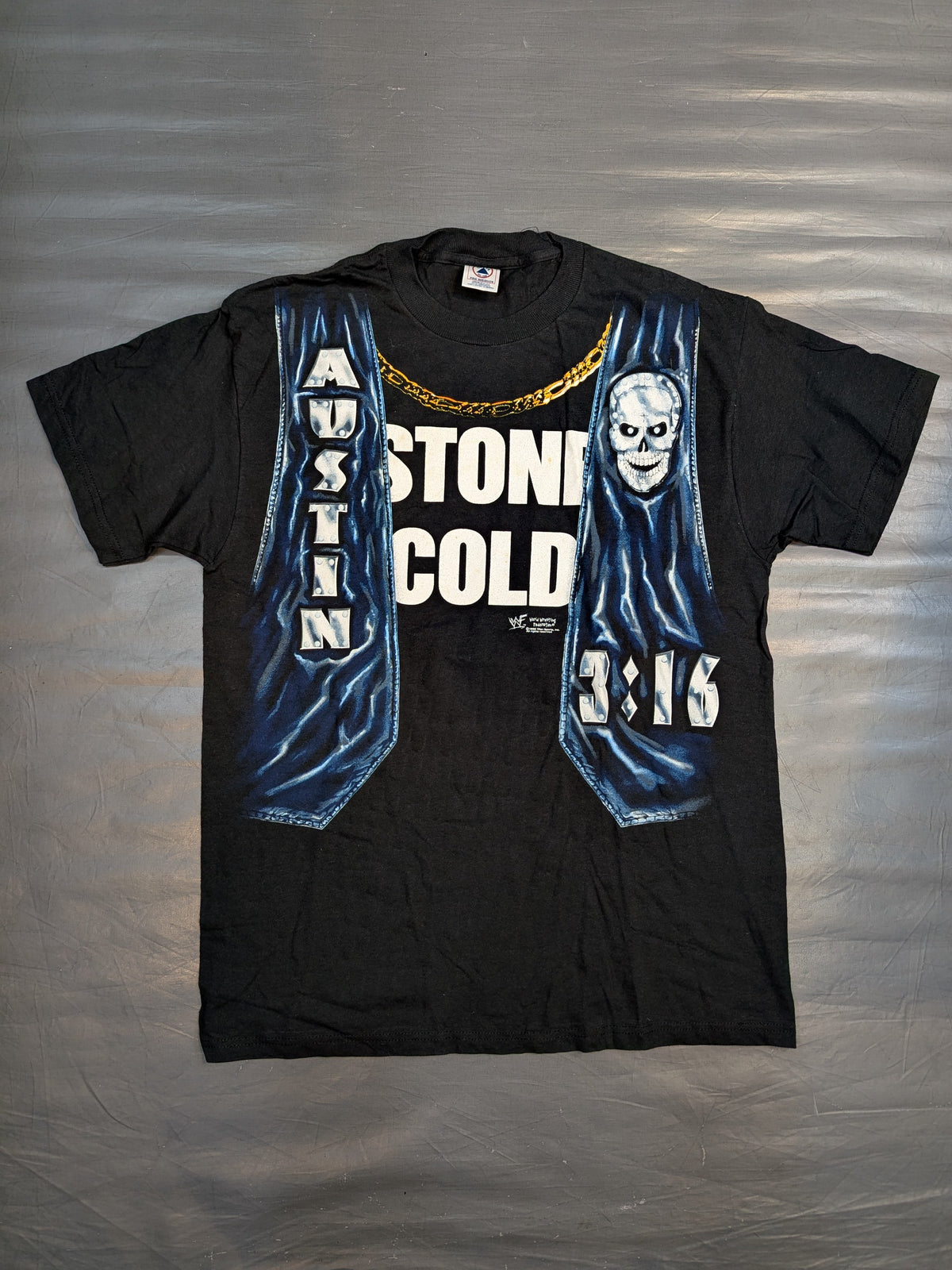 Stone Cold Steve Austin Vest-Style T-Shirt (WWF (1998) / Black)