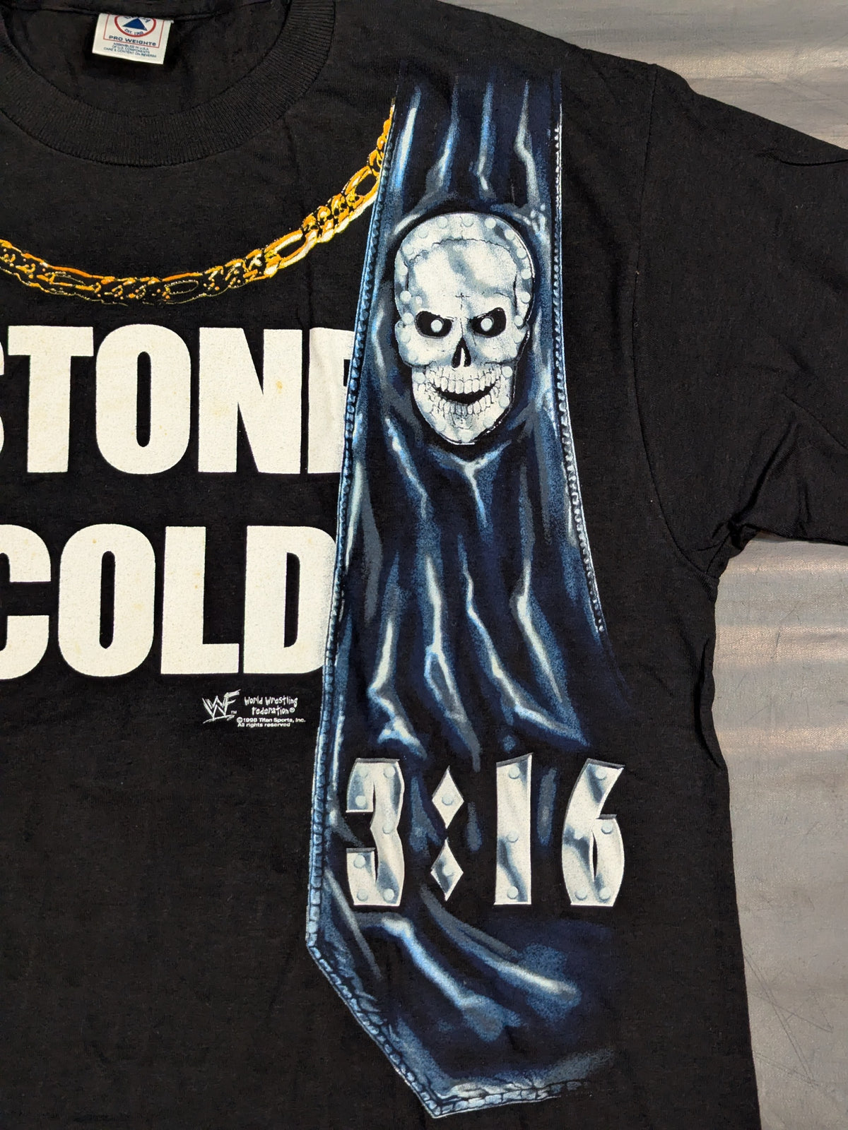 Stone Cold Steve Austin Vest-Style T-Shirt (WWF (1998) / Black)