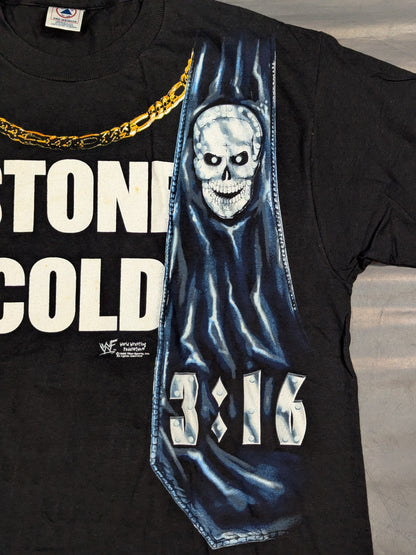Stone Cold Steve Austin Vest-Style T-Shirt (WWF (1998) / Black)