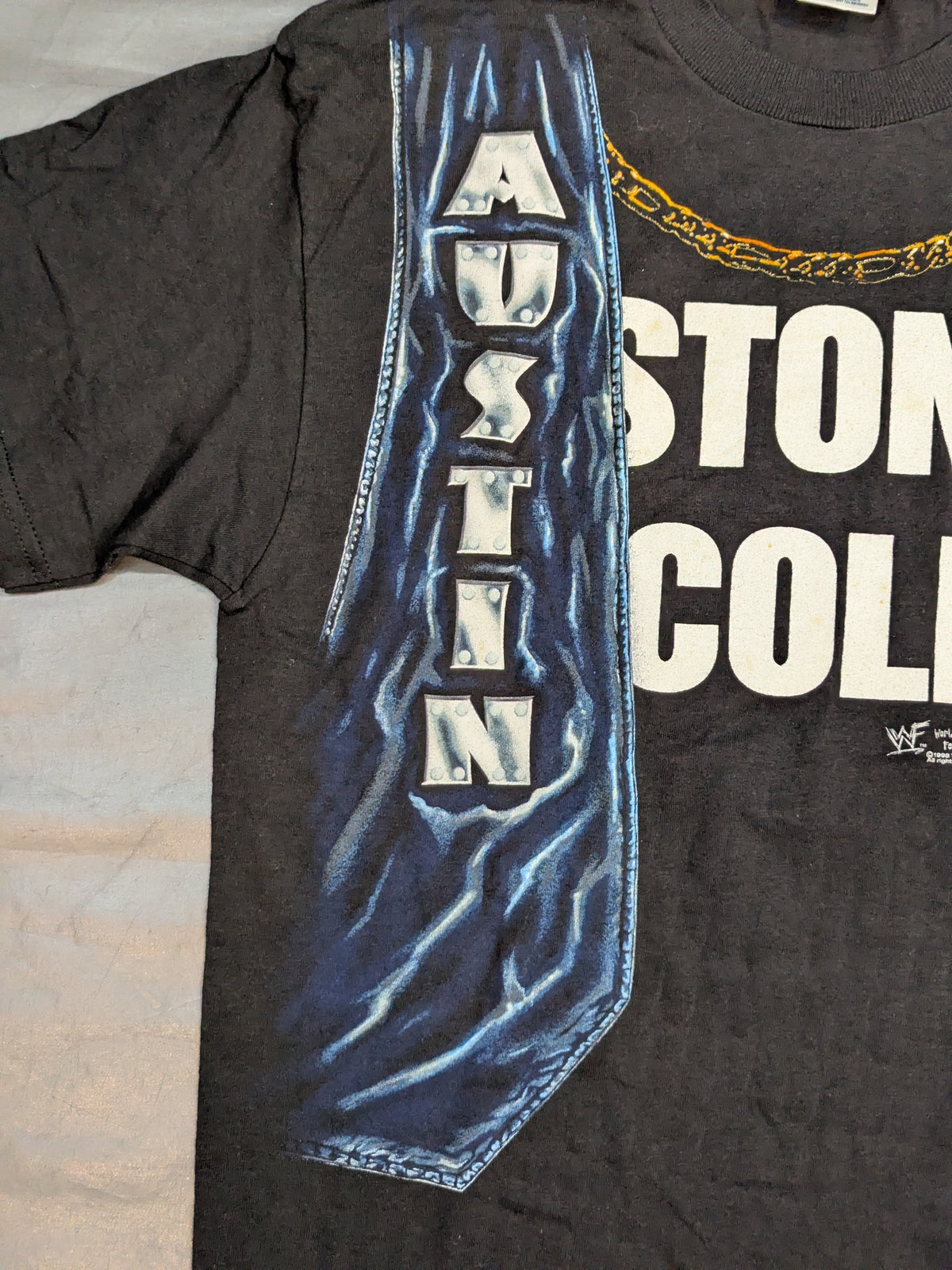 Stone Cold Steve Austin Vest-Style T-Shirt (WWF (1998) / Black)