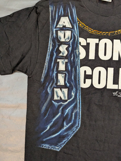 Stone Cold Steve Austin Vest-Style T-Shirt (WWF (1998) / Black)