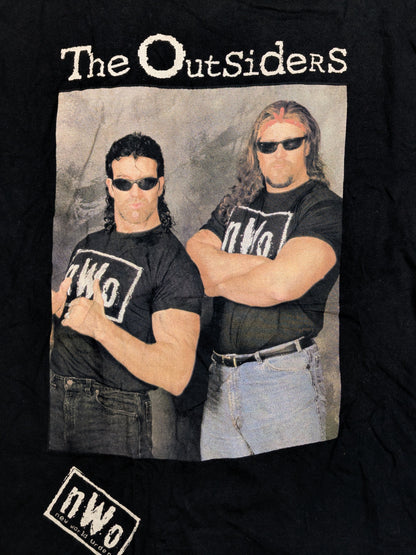 The Outsiders (Kevin Nash & Scott Hall) Picture T-Shirt (WCW (1990s) / Black)