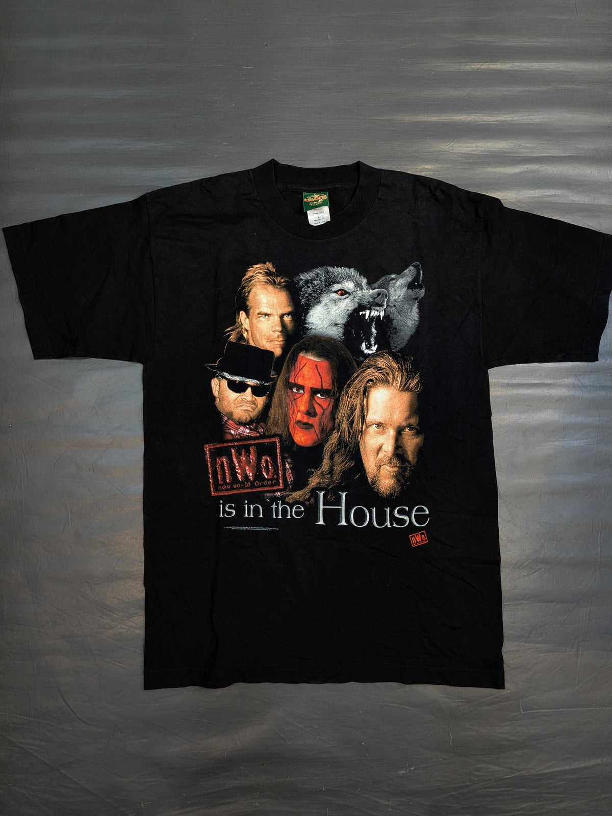 nWo is in the House ピクチャーTシャツ①(WCW(1998) / ブラック)
