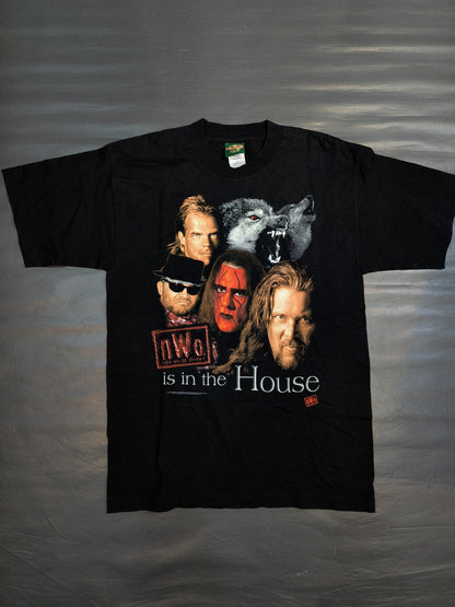 nWo is in the House ピクチャーTシャツ①(WCW(1998) / ブラック)