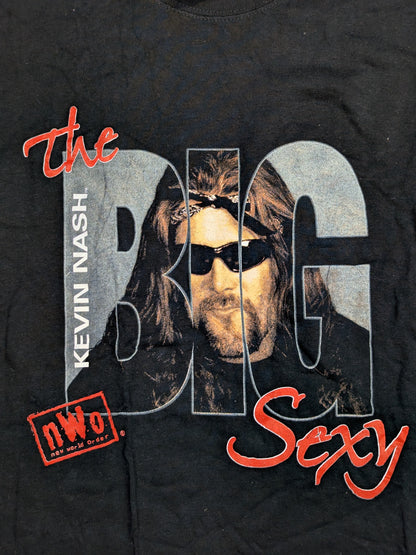 ケビン・ナッシュ「The BIG Sexy」ピクチャーTシャツ(WCW(1990s) / ブラック)